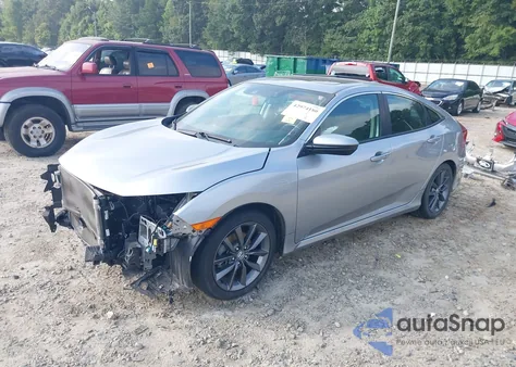 2021 Honda Civic Ex z USA, uszkodzony, nr VIN 2HGFC1F3XMH704380